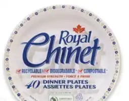 Walmart Royal Chinet Dinner Plates 40s offer