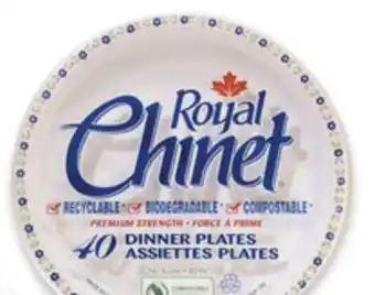 Walmart Royal Chinet Dinner Plates 40s offer