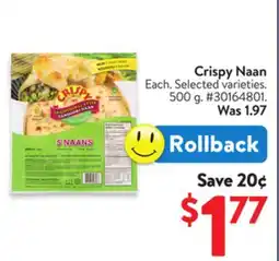 Walmart Crispy Naan offer