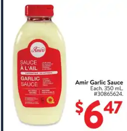 Walmart Amir Garlic Sauce offer