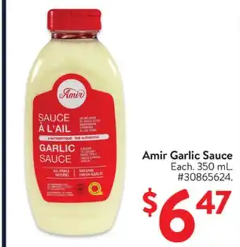 Walmart Amir Garlic Sauce offer