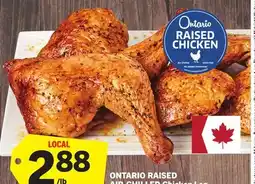 Foodland ONTARIO RAISED AIR CHILLED Chicken Log Quarters offer