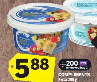 Foodland COMPLIMENTS Feta offer