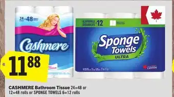 Foodland CASHMERE Bathroom Tissue offer