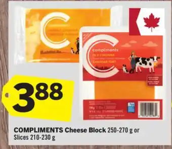 Foodland COMPLIMENTS Cheese Block offer