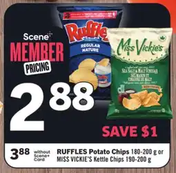 Foodland RUFFLES Potato Chips offer