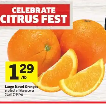 Foodland Large Navel Oranges offer