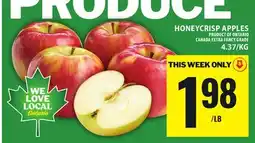 Food Basics HONEYCRISP APPLES offer