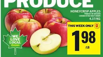 Food Basics HONEYCRISP APPLES offer