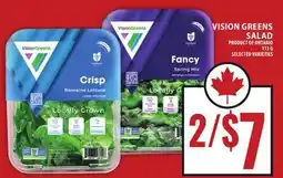 Food Basics VISION GREENS SALAD offer