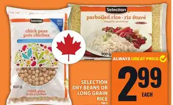 Food Basics SELECTION DRY BEANS OR LONG GRAIN RICE offer