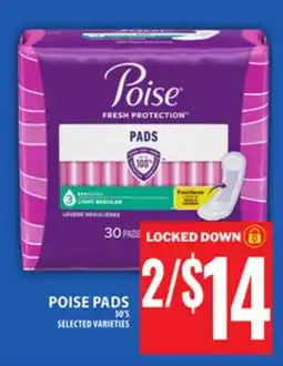 Food Basics POISE PADS offer