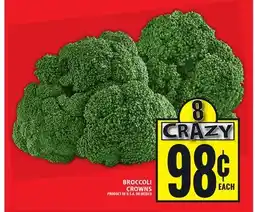 Food Basics BROCCOLI CROWNS offer