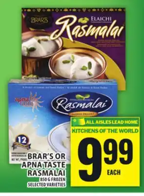 Food Basics BRAR'S OR APNA TASTE RASMALAI offer