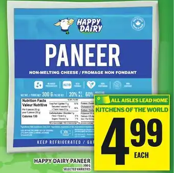 Food Basics HAPPY DAIRY PANEER offer