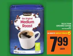 Food Basics SELECTION GROUND COFFEE offer