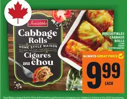 Food Basics IRRESISTIBLES CABBAGE ROLLS offer