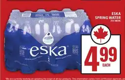 Food Basics ESKA SPRING WATER offer