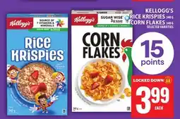 Food Basics KELLOGG'S RICE KRISPIES CORN FLAKES offer