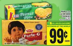 Food Basics PARLE-G, LU OR EBM COOKIES offer