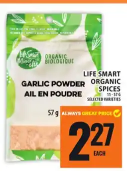 Food Basics LIFE SMART ORGANIC SPICES offer