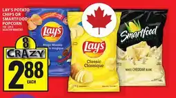 Food Basics LAY'S POTATO CHIPS OR SMARTFOOD POPCORN offer