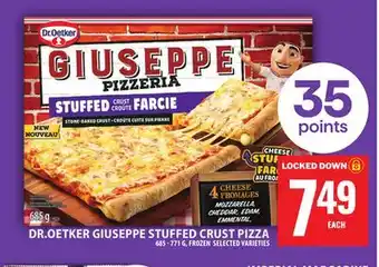 Food Basics DR.OETKER GIUSEPPE STUFFED CRUST PIZZA offer