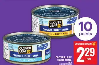 Food Basics CLOVER LEAF LIGHT TUNA offer