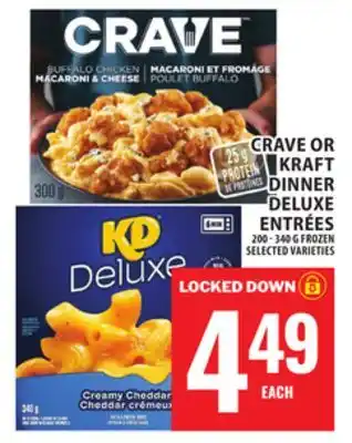 Food Basics CRAVE OR KRAFT DINNER DELUXE ENTRÉES offer