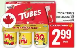 Food Basics YOPLAIT TUBES OR MINIGO YOGURT offer