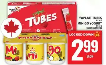 Food Basics YOPLAIT TUBES OR MINIGO YOGURT offer