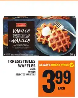 Food Basics IRRESISTIBLES WAFFLES offer