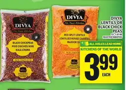 Food Basics DIVYA LENTILS OR BLACK CHICK PEAS offer