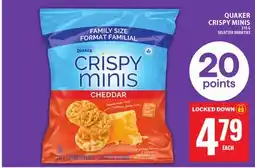 Food Basics QUAKER CRISPY MINIS offer