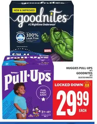 Food Basics HUGGIES PULL-UPS OR GOODNITES offer