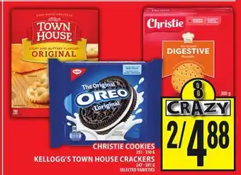 Food Basics CHRISTIE COOKIES OR KELLOGG'S TOWN HOUSE CRACKERS offer