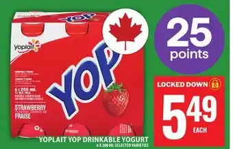 Food Basics YOPLAIT YOP DRINKABLE YOGURT offer