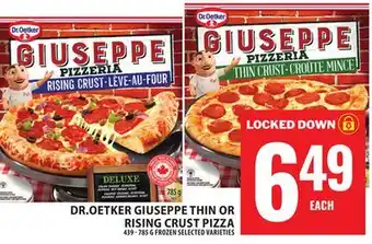 Food Basics DR.OETKER GIUSEPPE THIN OR RISING CRUST PIZZA offer