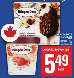 Food Basics HÄAGEN-DAZS ICE CREAM NOVELTIES offer