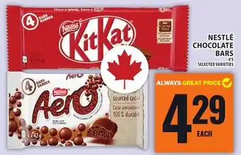 Food Basics NESTLÉ CHOCOLATE BARS offer