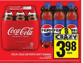 Food Basics COCA-COLA OR PEPSI SOFT DRINKS offer