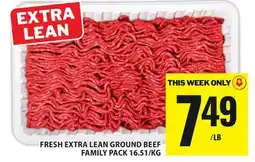 Food Basics FRESH EXTRA LEAN GROUND BEEF offer