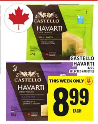 Food Basics CASTELLO HAVARTI offer