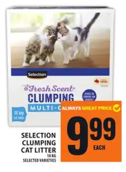 Food Basics SELECTION CLUMPING CAT LITTER offer