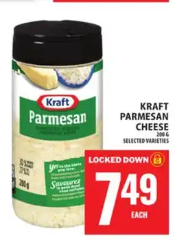 Food Basics KRAFT PARMESAN CHEESE offer