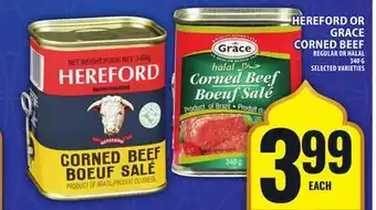 Food Basics HEREFORD OR GRACE CORNED BEEF offer