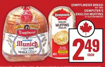 Food Basics DIMPFLMEIER BREAD offer