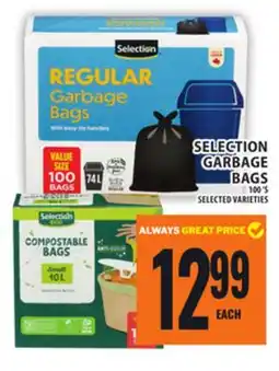 Food Basics SELECTION GARBAGE BAGS offer