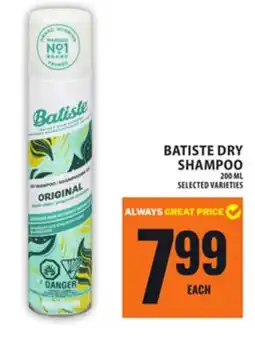 Food Basics BATISTE DRY SHAMPOO offer