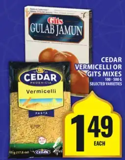 Food Basics CEDAR VERMICELLI OR GITS MIXES offer